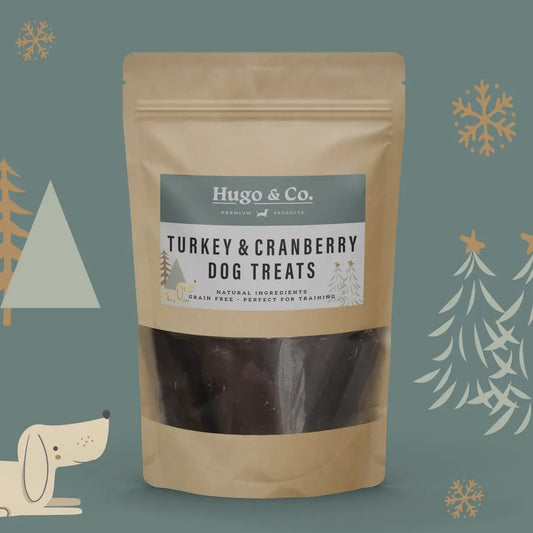 Turkey & Cranberry Dog Treats by Hugo&Co